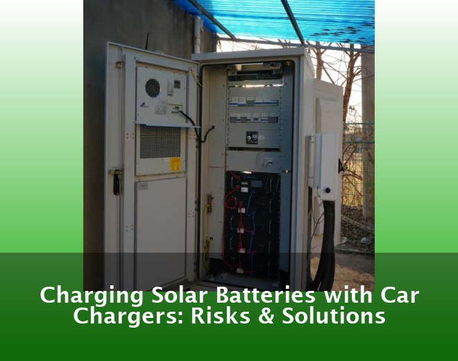 Charging Solar Batteries with Car Chargers: Risks & Solutions