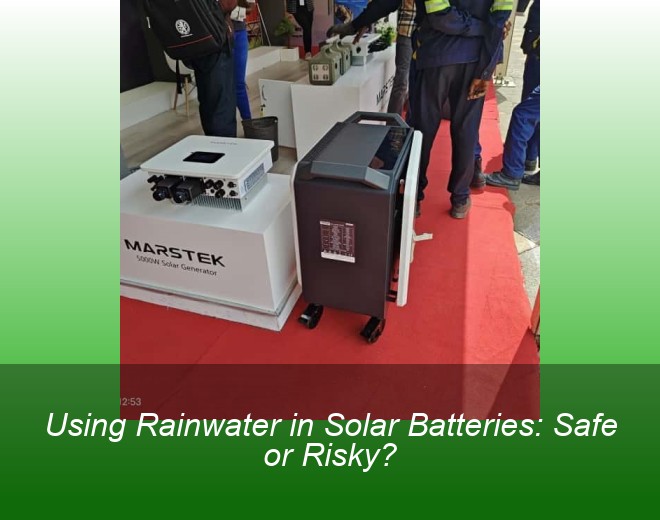 Using Rainwater in Solar Batteries: Safe or Risky?