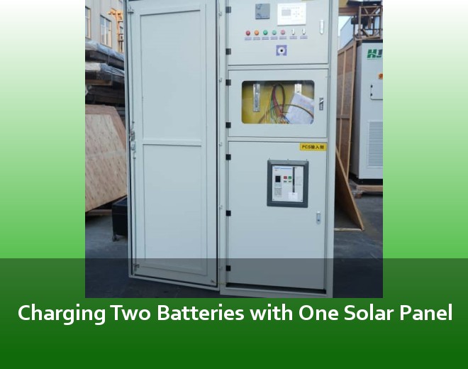 Charging Two Batteries with One Solar Panel