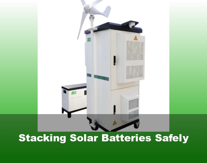 Stacking Solar Batteries Safely