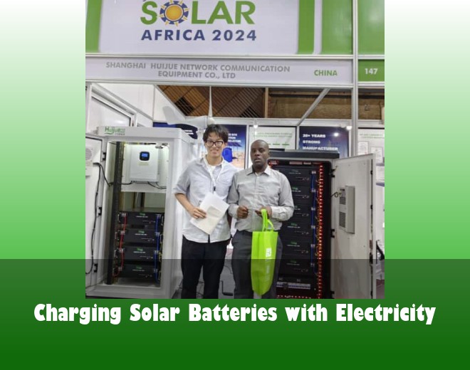 Charging Solar Batteries with Electricity