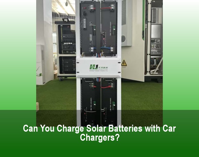 Can You Charge Solar Batteries with Car Chargers?