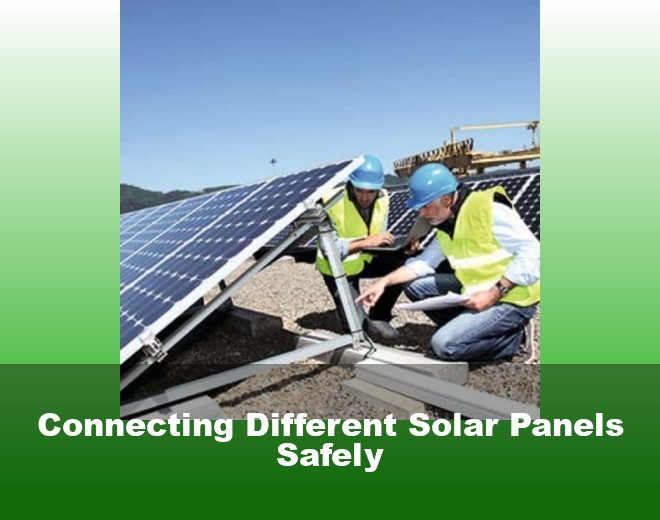 Connecting Different Solar Panels Safely