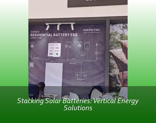 Stacking Solar Batteries: Vertical Energy Solutions