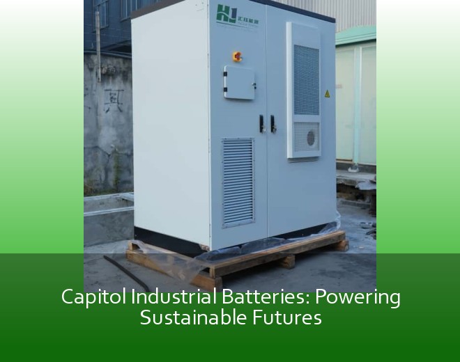 Capitol Industrial Batteries: Powering Sustainable Futures