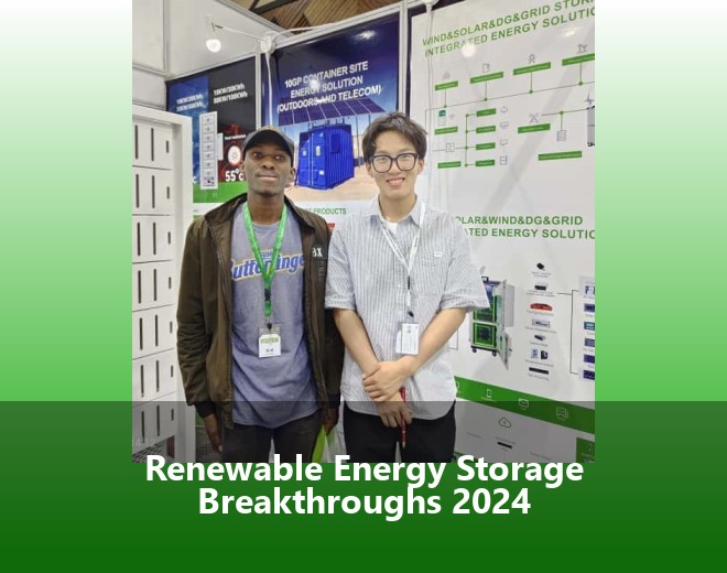 Renewable Energy Storage Breakthroughs 2024