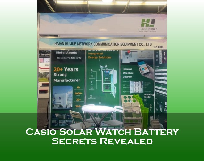 Casio Solar Watch Battery Secrets Revealed