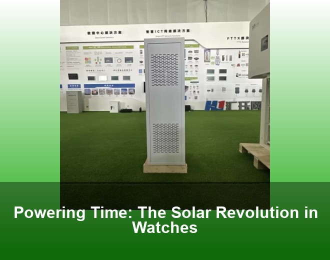 Powering Time: The Solar Revolution in Watches