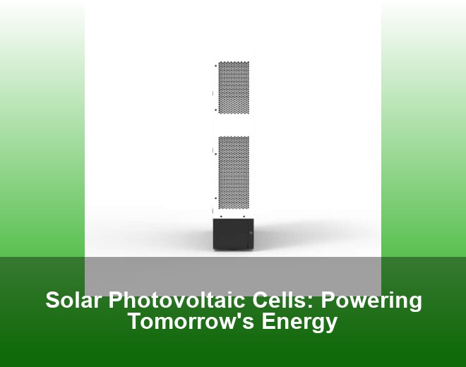 Solar Photovoltaic Cells: Powering Tomorrow's Energy