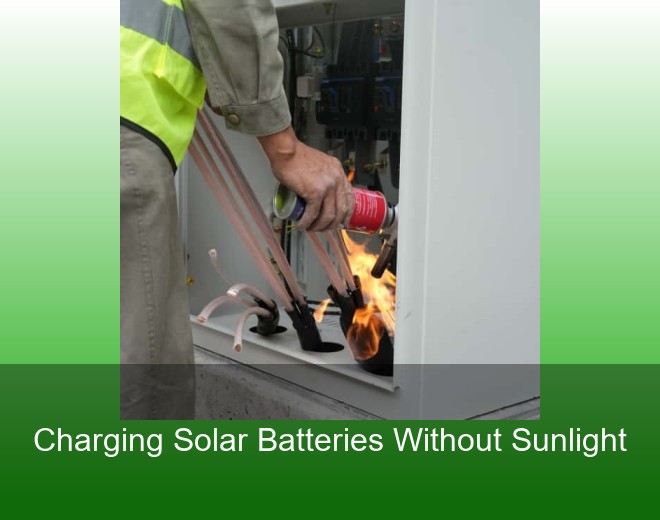 Charging Solar Batteries Without Sunlight