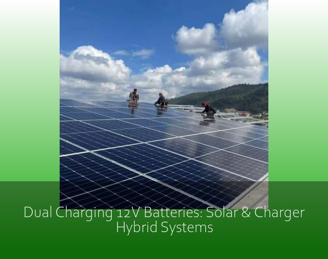 Dual Charging 12V Batteries: Solar & Charger Hybrid Systems