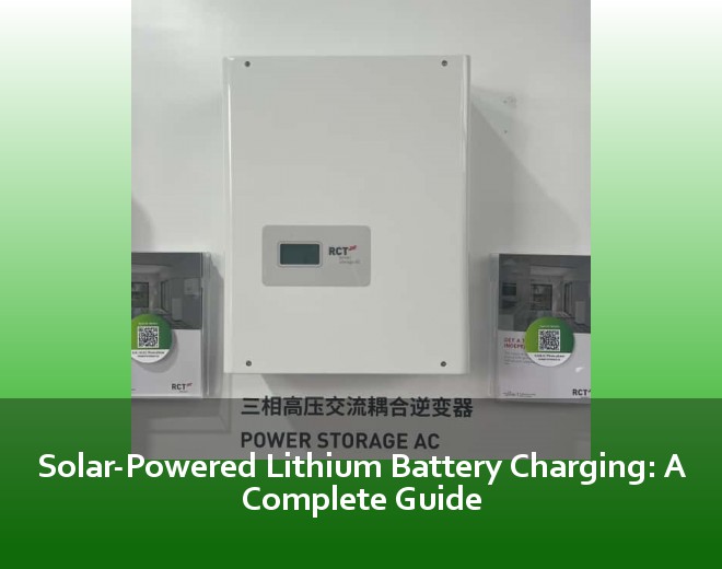 Solar-Powered Lithium Battery Charging: A Complete Guide