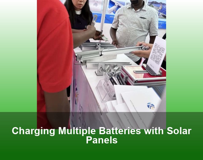 Charging Multiple Batteries with Solar Panels