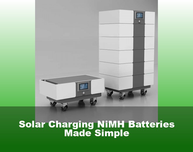 Solar Charging NiMH Batteries Made Simple