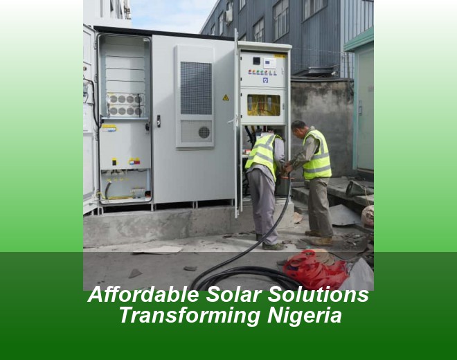 Affordable Solar Solutions Transforming Nigeria