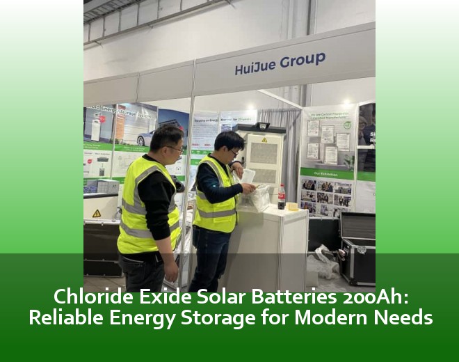 Chloride Exide Solar Batteries 200Ah: Reliable Energy Storage for Modern Needs