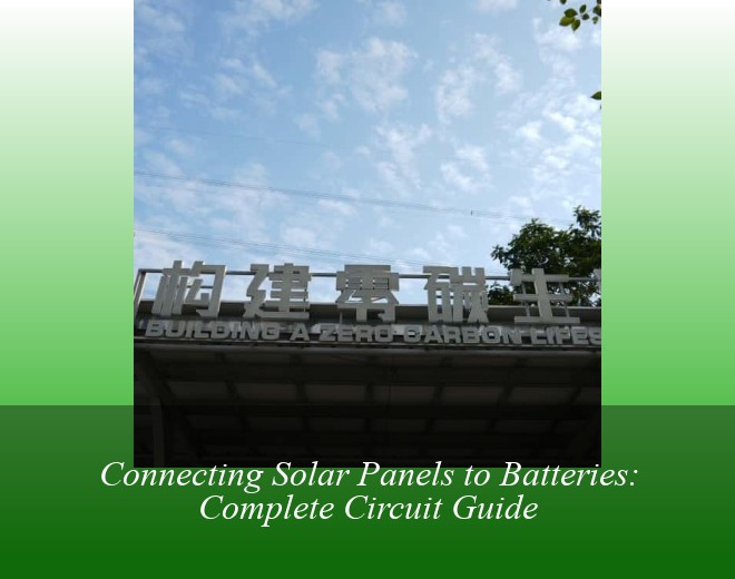 Connecting Solar Panels to Batteries: Complete Circuit Guide