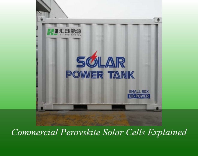 Commercial Perovskite Solar Cells Explained