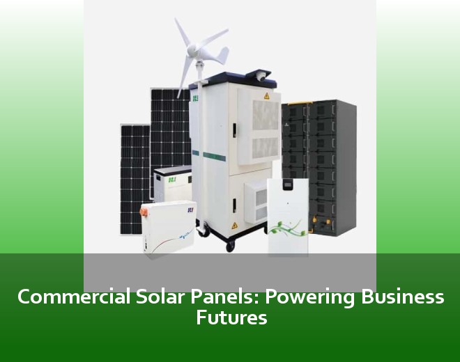 Commercial Solar Panels: Powering Business Futures