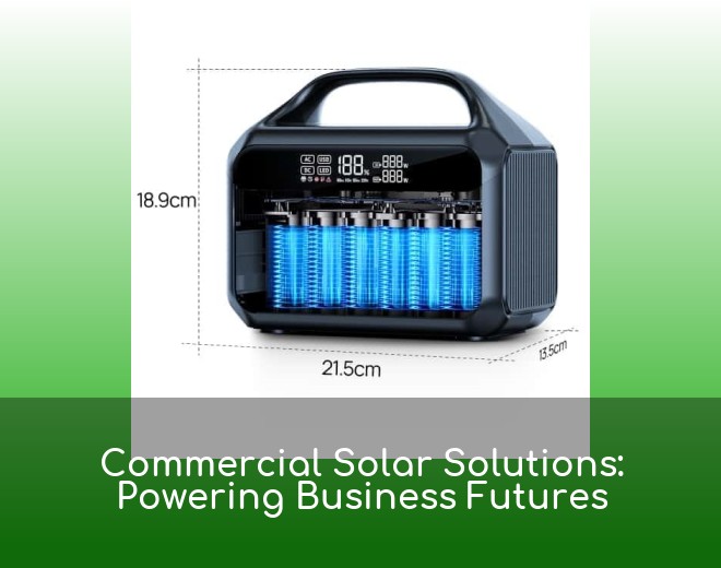 Commercial Solar Solutions: Powering Business Futures