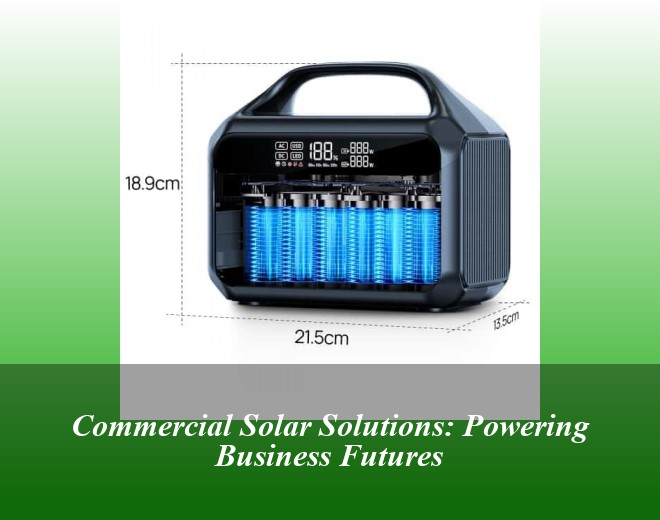 Commercial Solar Solutions: Powering Business Futures