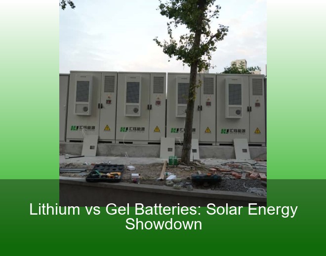 Lithium vs Gel Batteries: Solar Energy Showdown