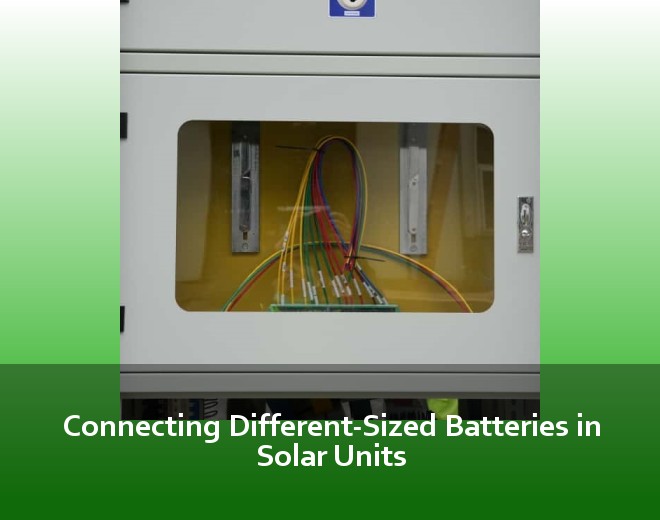 Connecting Different-Sized Batteries in Solar Units