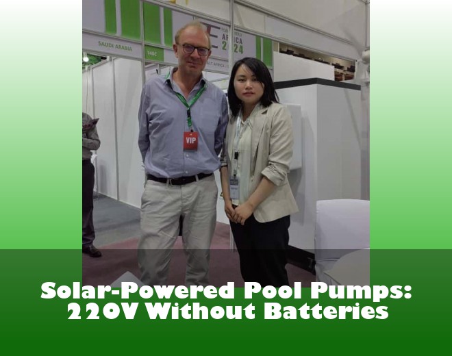 Solar-Powered Pool Pumps: 220V Without Batteries