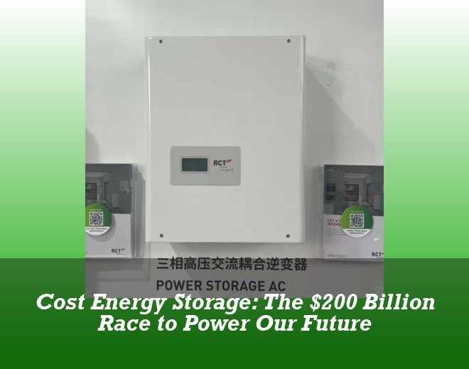 Cost Energy Storage: The $200 Billion Race to Power Our Future