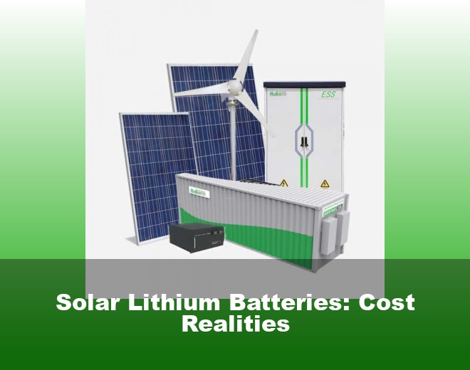 Solar Lithium Batteries: Cost Realities