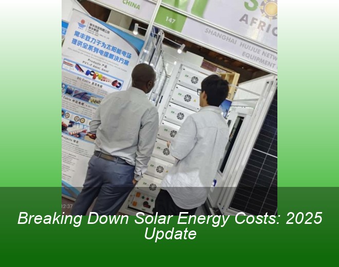 Breaking Down Solar Energy Costs: 2025 Update