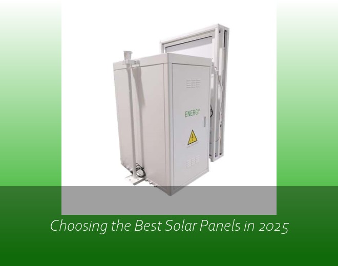 Choosing the Best Solar Panels in 2025
