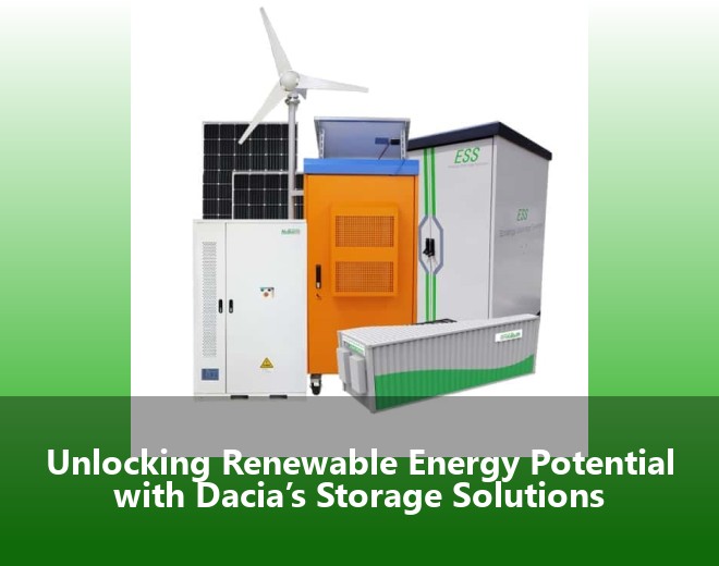Unlocking Renewable Energy Potential with Dacia’s Storage Solutions
