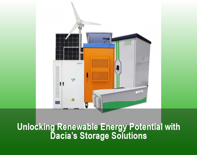 Unlocking Renewable Energy Potential with Dacia’s Storage Solutions