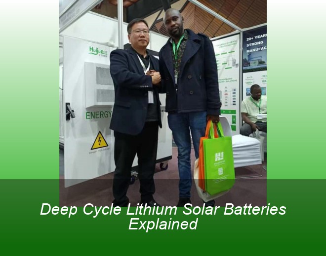 Deep Cycle Lithium Solar Batteries Explained