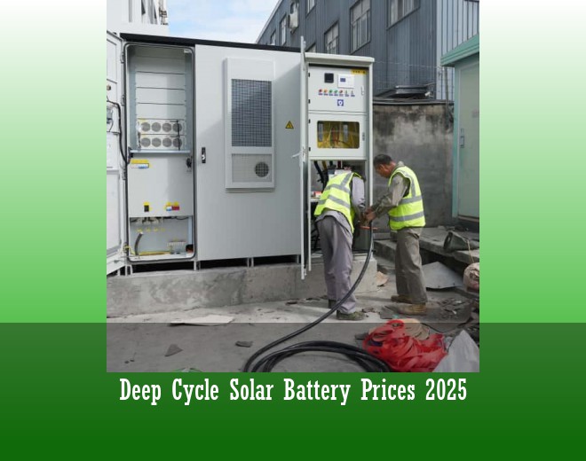 Deep Cycle Solar Battery Prices 2025