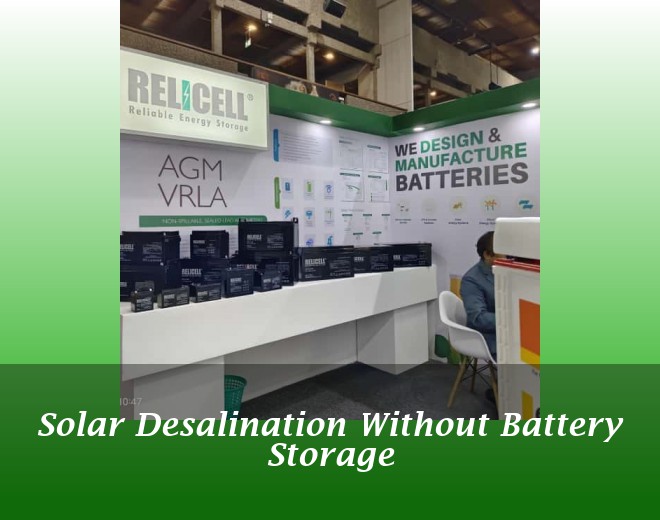 Solar Desalination Without Battery Storage