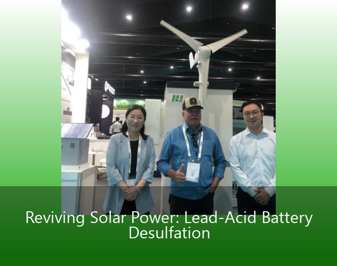 Reviving Solar Power: Lead-Acid Battery Desulfation
