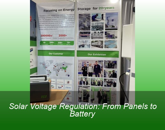 Solar Voltage Regulation: From Panels to Battery