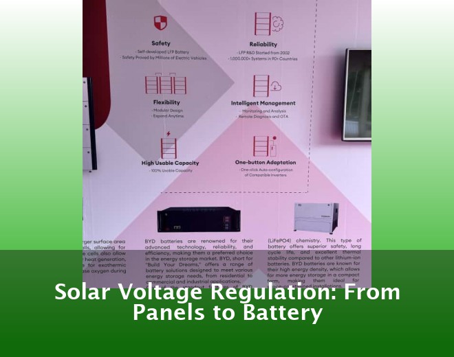 Solar Voltage Regulation: From Panels to Battery