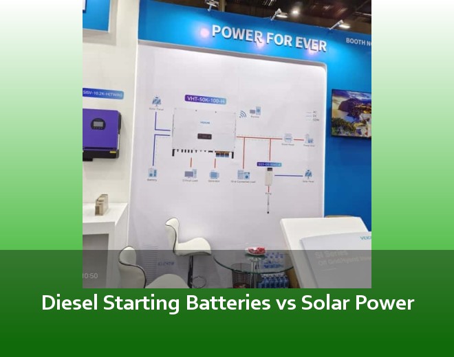 Diesel Starting Batteries vs Solar Power