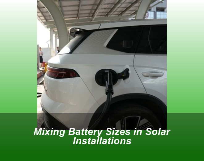 Mixing Battery Sizes in Solar Installations