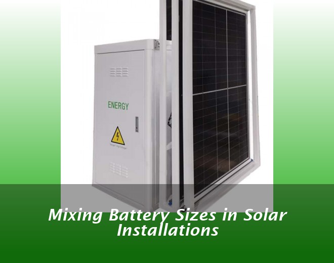 Mixing Battery Sizes in Solar Installations