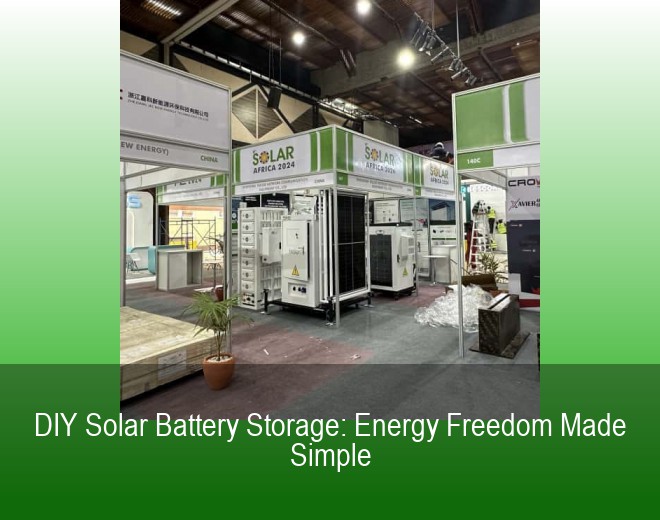 DIY Solar Battery Storage: Energy Freedom Made Simple