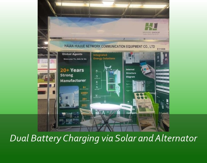 Dual Battery Charging via Solar and Alternator
