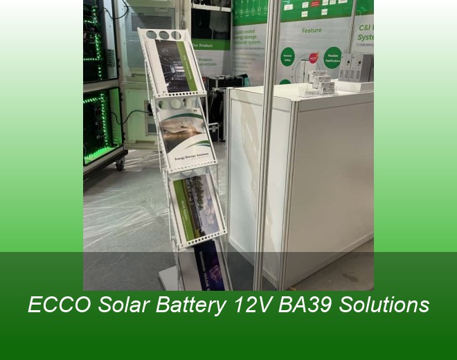 ECCO Solar Battery 12V BA39 Solutions