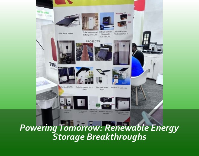 Powering Tomorrow: Renewable Energy Storage Breakthroughs