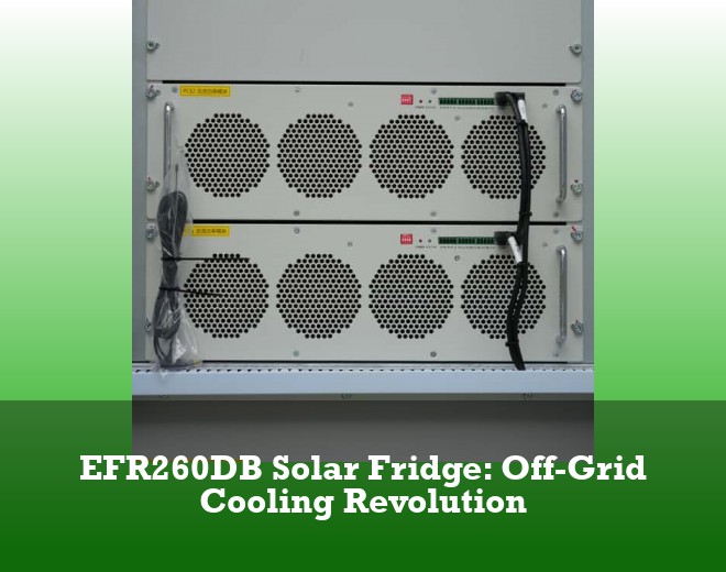 EFR260DB Solar Fridge: Off-Grid Cooling Revolution