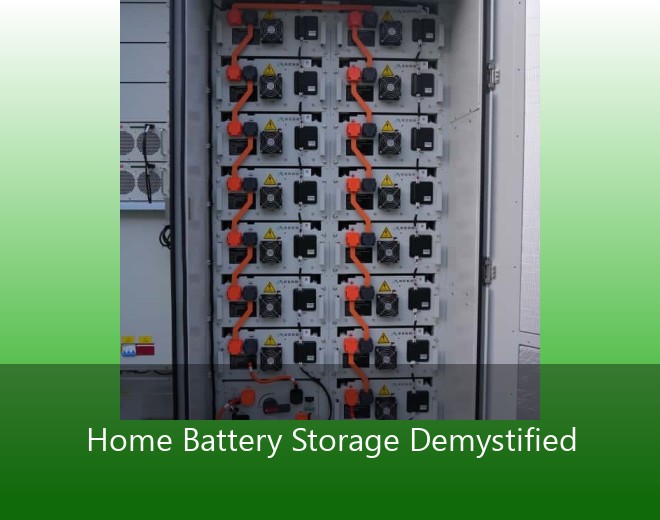 Home Battery Storage Demystified