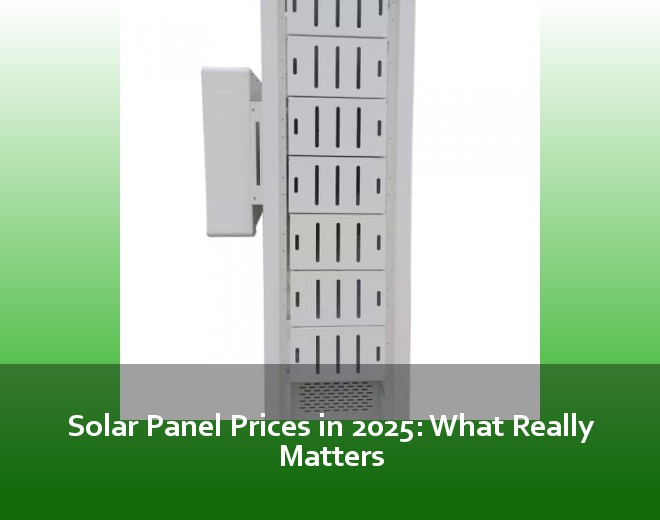 Solar Panel Prices in 2025: What Really Matters